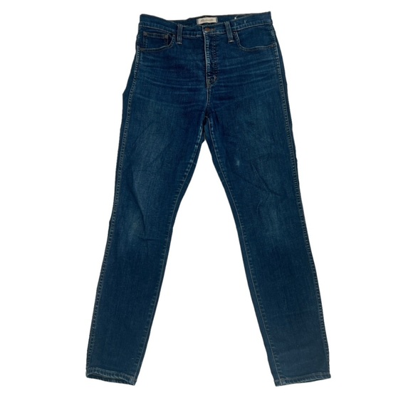 Madewell 10” High Rise Distressed Skinny Jeans Size 28 Women’s - Picture 1 of 6